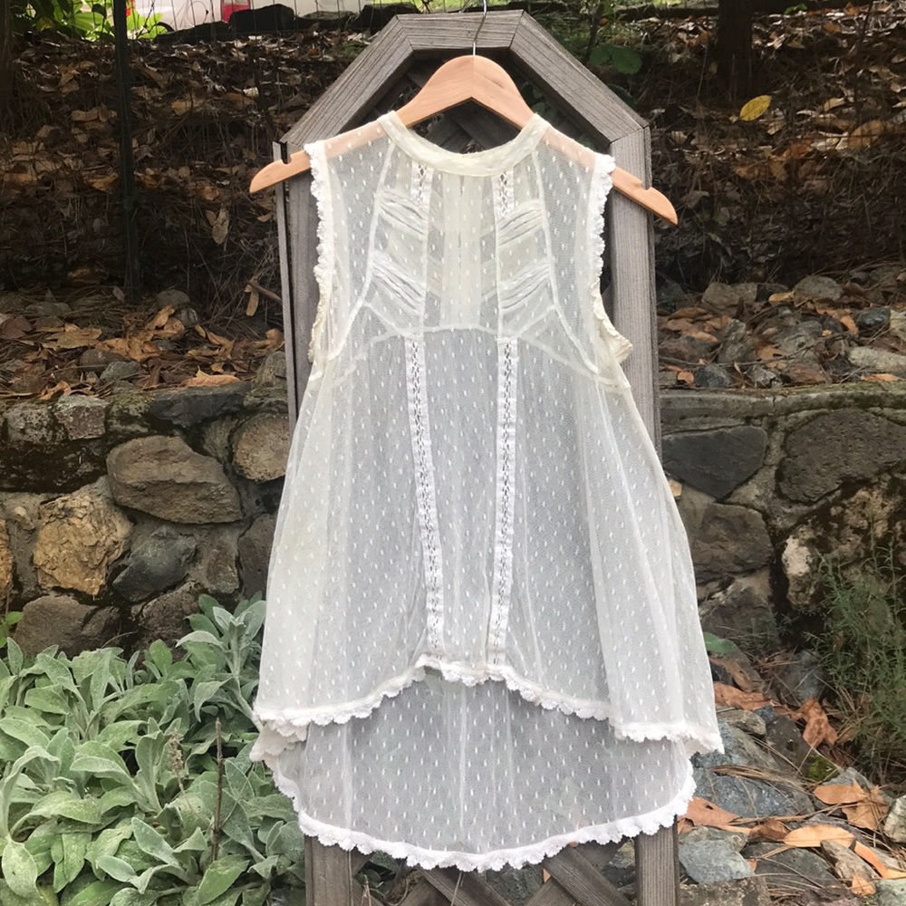 Free People Lace Tank Top